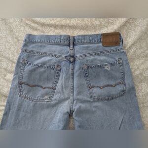 American Eagle 34x29 Low Loose Distressed Jeans